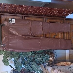 BBJ Los Angeles faux leather pants.. Sz L